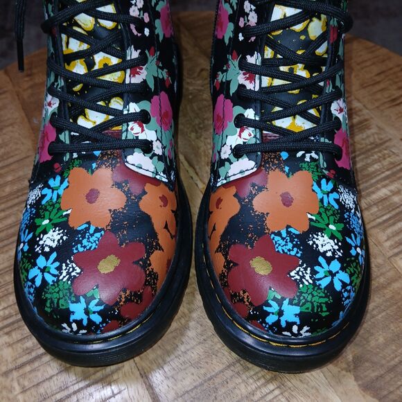 Dr. Martens Women's Size 5 US 1460 Wanderlust Floral Boots Leather Hippie NWOB - Picture 8 of 13